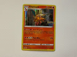Pokemon Go TCG Charizard 010/078 Holo Rare Foil Stamped Card MP - Image 2