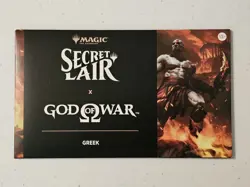 MTG Secret Lair x God of War: Greek (Non-foil Edition) (Sealed) - Image 1