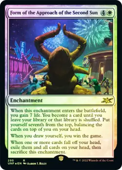 Form of the Approach of the Second Sun - Galaxy Foil x1 - Unfinity - NM-Mint, En - Image 1