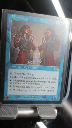 Signed Morphling Magic The Gathering Rare - Image 1