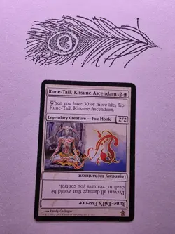 Rune-Tail, Kitsune Ascendant X1 Saviors of Kamigawa Non Foil Mtg - Image 1