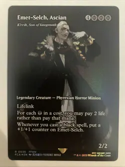 Emet-Selch, Ascian - K'rrik Showcase FOIL: Final Fantasy (FCA) MTG (NM) 0036 R - Image 1