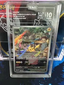 2023 Pokemon S&V 151 Pikachu Illustration Rare #173 TAG Gem Mint 10 - Image 1
