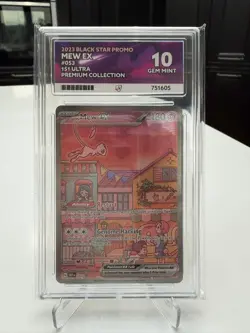 Pokemon TCG Mew EX SVP053 SV 151 Black Star Promo Ace 10 Perfect Subgrades - Image 3