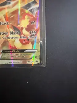 Pokemon TCG Charizard EX #XY121 Holo Full Art Rare Black Star Promos LP - Image 4