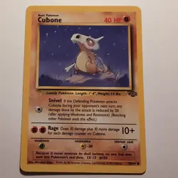 Cubone - Pokemon TCG Karte - Jungle - 50/64 - 1999 - English - Image 1