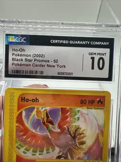 CGC 10 GEM MINT Rapidash 2002 Black Star Promo 51 Pokemon TCG POKEMON CENTER NY - Image 3