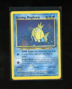 SWIRL 2001 Neo Revelation Shining Magikarp Holo Foil 66/64 Secret Rare Pokemon - Image 1
