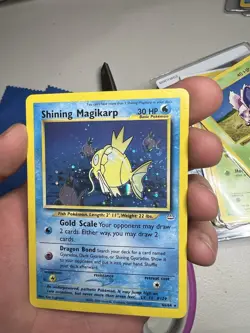 SWIRL 2001 Neo Revelation Shining Magikarp Holo Foil 66/64 Secret Rare Pokemon - Image 3