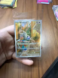 2024 Pokemon Mimikyu SVP075 Promo Paldean Fates Factory Sealed - Image 1