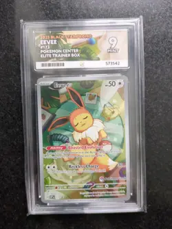 Pokemon TCG Ace 9 Eevee 173 Black Star Promo- Pokemon Center Stamp- ETB Promo. - Image 1