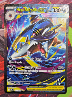 Pokemon TCG Mega Sharpedo Ex 127/094 SIR Phantasmal Flames English Pack Fresh - Image 1