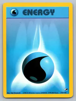 Pokemon TCG Gym Heroes Water Energy #132 - Image 1