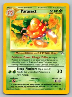 Pokemon TCG Neo Revelation Parasect 35/64 - Image 1