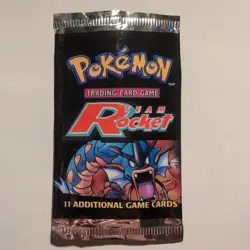 Pokemon Booster TEAM ROCKET Leer - English - Garados/Gyarados Artwork - Image 1