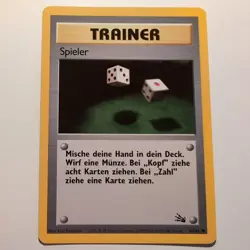 Spieler / Gambler - Pokemon TCG Karte - Fossil - 60/62 - 1999 - Deutsch - Image 1