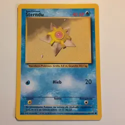 Sterndu / Staryu - Pokemon TCG Karte - Base Set - 65/102 - 1999 - Deutsch - Image 1