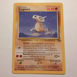 Tragosso / Cubone - Pokemon TCG Karte - Dschungel / Jungle - 50/64 1999 Deutsch - Image 1