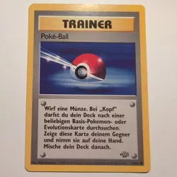 Poke-Ball / Poke Ball - Pokemon TCG Karte Dschungel / Jungle 64/64 1999 Deutsch - Image 1