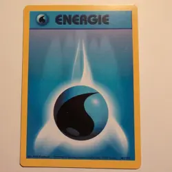 Wasser-Energie - Pokemon TCG Karte - Base Set - 102/102 - 1999 - Deutsch - Image 1