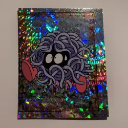 Pokemon - Tangela - Topps Merlin Sticker - Series 1 - #S18/36 - Holo - 1999 - Image 1