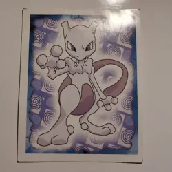 Pokemon - Mewtwo - Topps Merlin Sticker - Series 1 - #150/240 - 1999 - Image 1