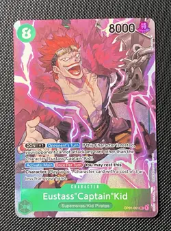Eustass Captain Kid OP01- | One Piece - Alt Art -ENGLISH Romance Dawn NM - Image 1