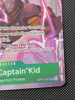 Eustass Captain Kid OP01- | One Piece - Alt Art -ENGLISH Romance Dawn NM - Image 5