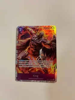OP01 One Piece TCG King (96) Romance Dawn Pre Errata English Near Mint - Image 1