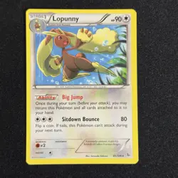 Lopunny 85/106 Rare XY Flashfire - Pokemon Card 2014 English - Image 1