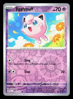 Jigglypuff 083/193 Paldea Evolved NM Reverse Holo Pokemon Card TCG - Image 1