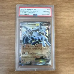Pokemon TCG Machamp-EX Ancient Origins Holo Card 37/98 Rare EX - Image 1