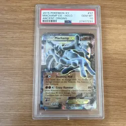 Pokemon TCG Machamp-EX Ancient Origins Holo Card 37/98 Rare EX - Image 3