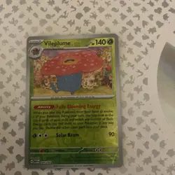 Pokemon Card Vileplume Scarlet & Violet 151 Reverse Holo Rare 045/165 - Image 1