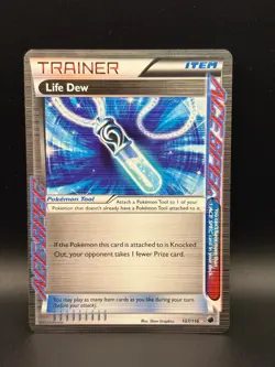 Life Dew 107/116 Plasma Freeze Holo Rare Ace Pokemon Card | LP - MP - Image 1