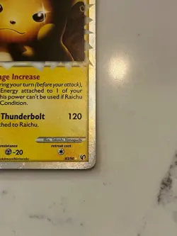 Pokemon TCG Raichu Prime Ultra Rare Card 83/90 HGSS Undaunted - Near Mint - Image 2