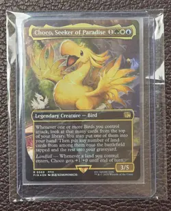1x Choco, Seeker of Paradise MTG NM Final Fantasy (FIN) Chocobo Track Foil #569 - Image 3