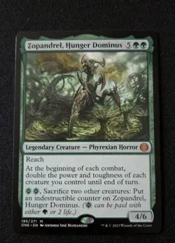 MTG - Zopandrel, Hunger Dominus - Phyrexia All Will Be One - NM Mythic #195 Reg. - Image 1