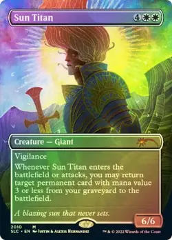 Sun Titan FOIL BORDERLESS 2010 Secret Lair 30th Anniversary Countdown MTG - Image 1