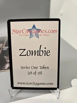 MTG - Zombie Tokens Lot - Star City Games Zombie Token Series One Token (18/18) - Image 4