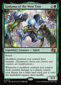 Kodama of the West Tree 0078 Non Foil Mythic Foundations Jumpstart MTG NM - Image 1