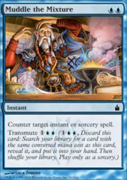 MTG Muddle the Mixture, Ravnica: City of Guilds, Damaged, English - Image 1
