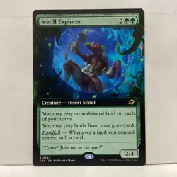 MTG Icetill Explorer Magic: The Gathering Edge of Eternities Ext Art Rare #0343 - Image 1