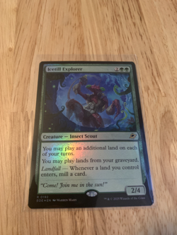 Icetill Explorer Edge of Eternities Foil NM Magic the Gathering Std Frame - Image 1