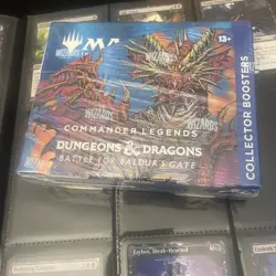 Sealed MTG Commander Legends: Battle for Baldur's Gate: Collector Booster Box - Image 1