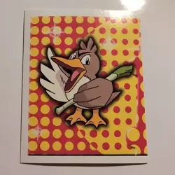 Pokemon - Farfetch'd - Topps Merlin Sticker - Series 1 - #208/240 - 1999 - Image 1