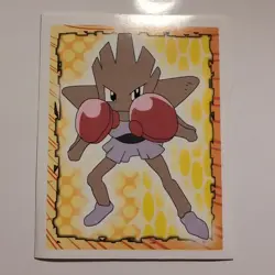 Pokemon - Hitmonchan - Topps Merlin Sticker - Series 1 - #107/240 - 1999 - Image 1