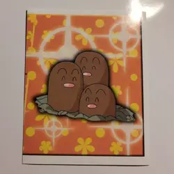 Pokemon - Dugtrio - Topps Merlin Sticker - Series 1 - #199/240 - 1999 - Image 1