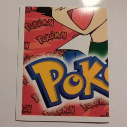 Pokemon - Ash & Pikachu Puzzle - Topps Merlin Sticker - Series 1 - #153/240 1999 - Image 1
