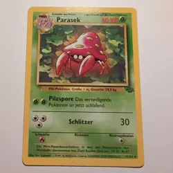 Parasek / Parasect - Pokemon TCG Karte - Dschungel / Jungle - 41/64 1999 Deutsch - Image 1